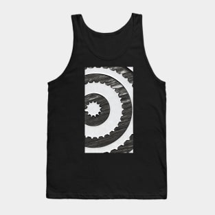 Wooden Black Cogs Tank Top